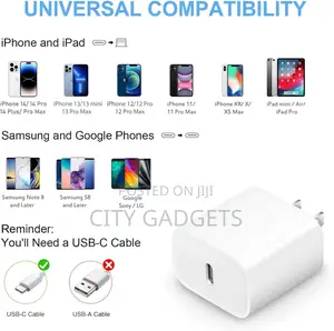 Apple 20W USB-C Power Adapter - iPhone Charger