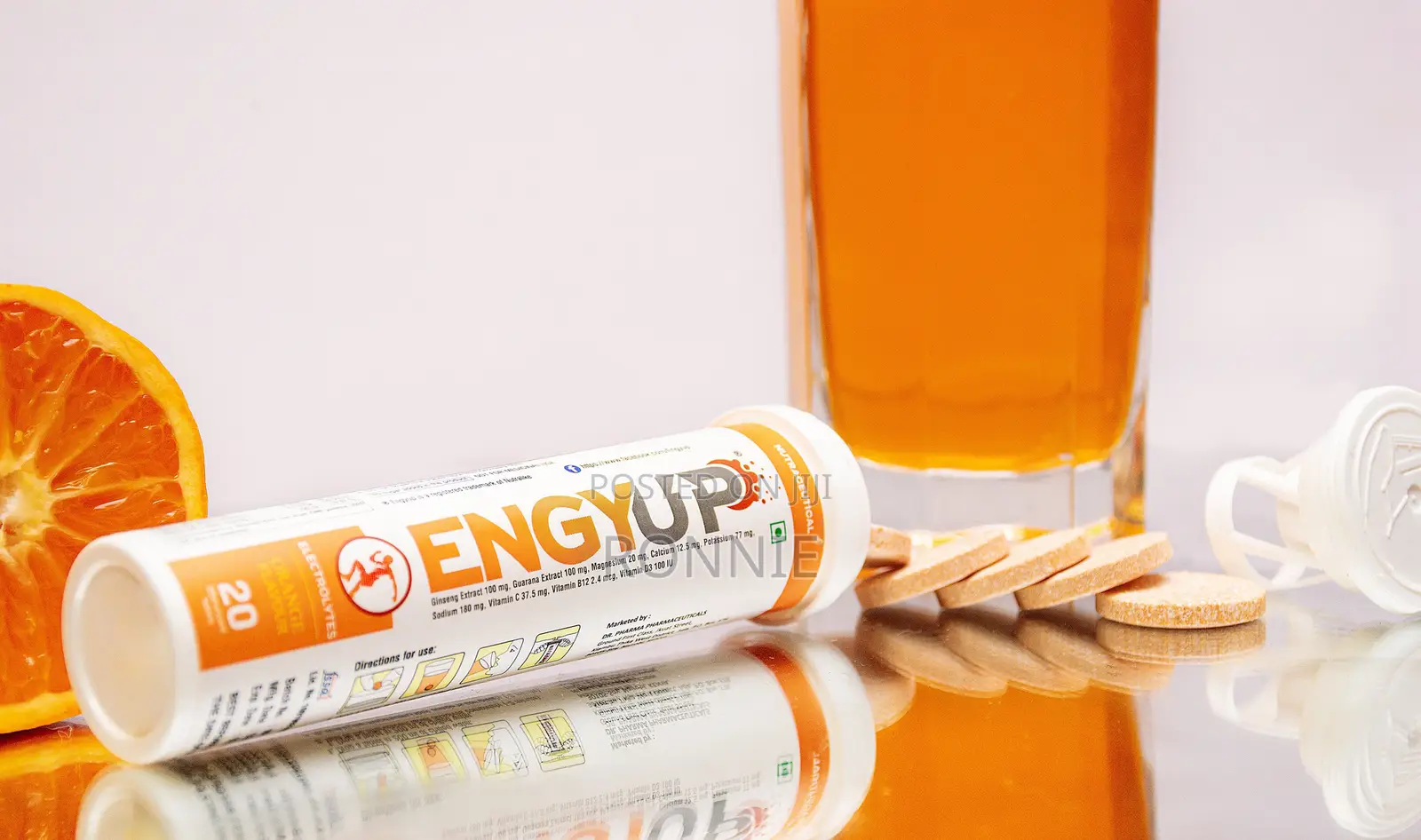 ENGYUP Effervescent Electrolytes Energy Booster Tablets