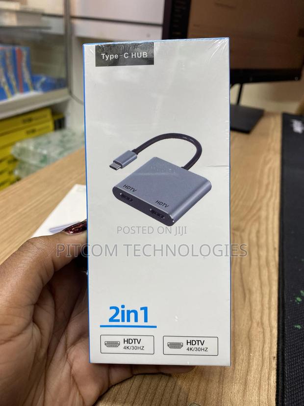 Type- C Hub 2 in 1 Adapter - main view