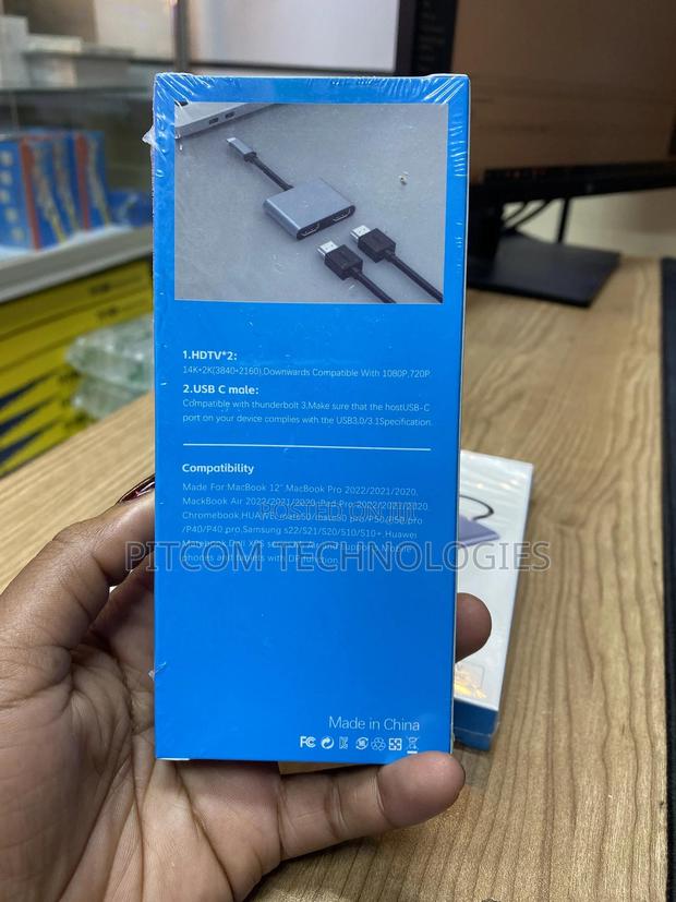 Type- C Hub 2 in 1 Adapter - thumbnail 2