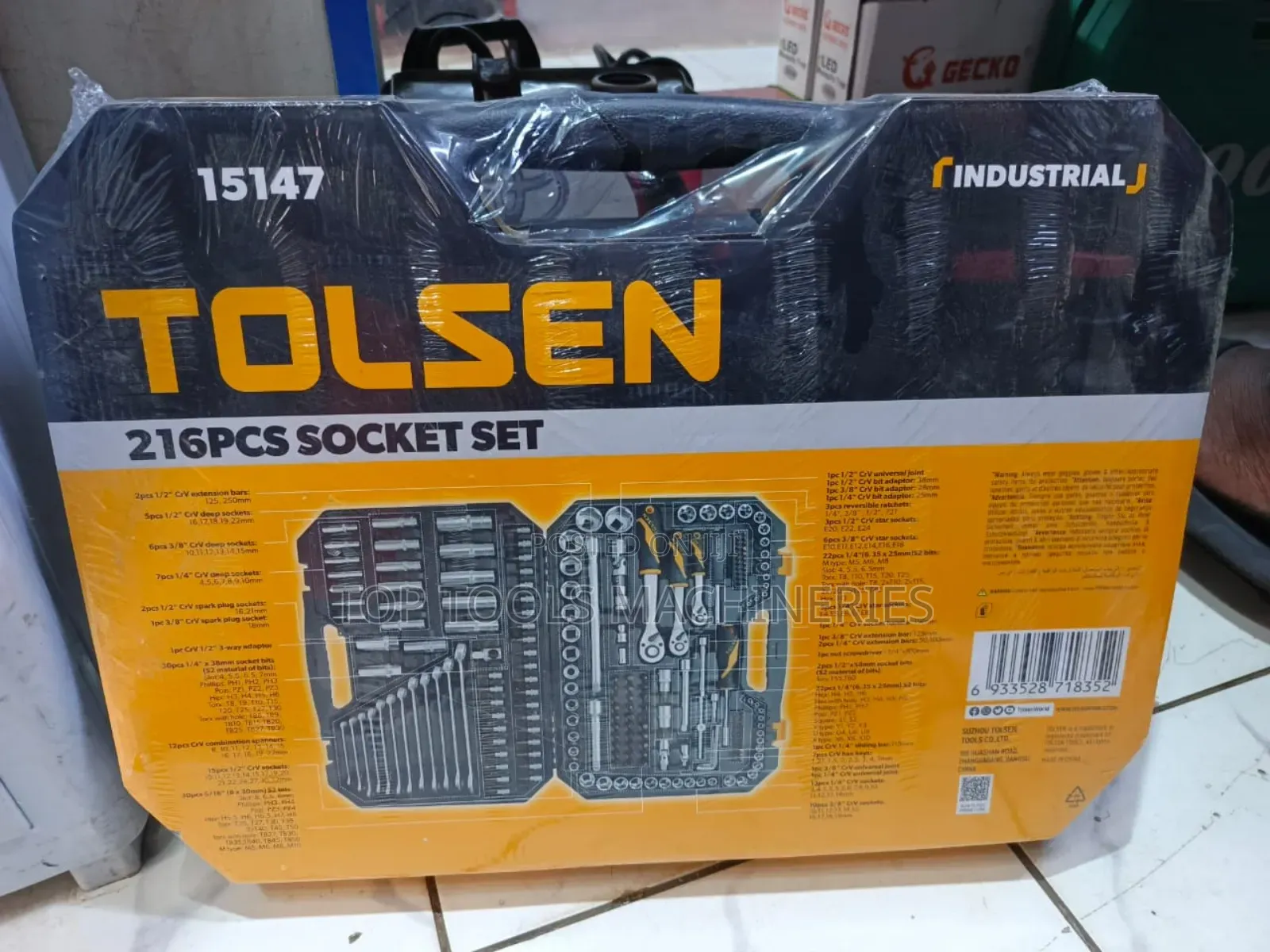 Original Tolsen 216pieces Tool Kit