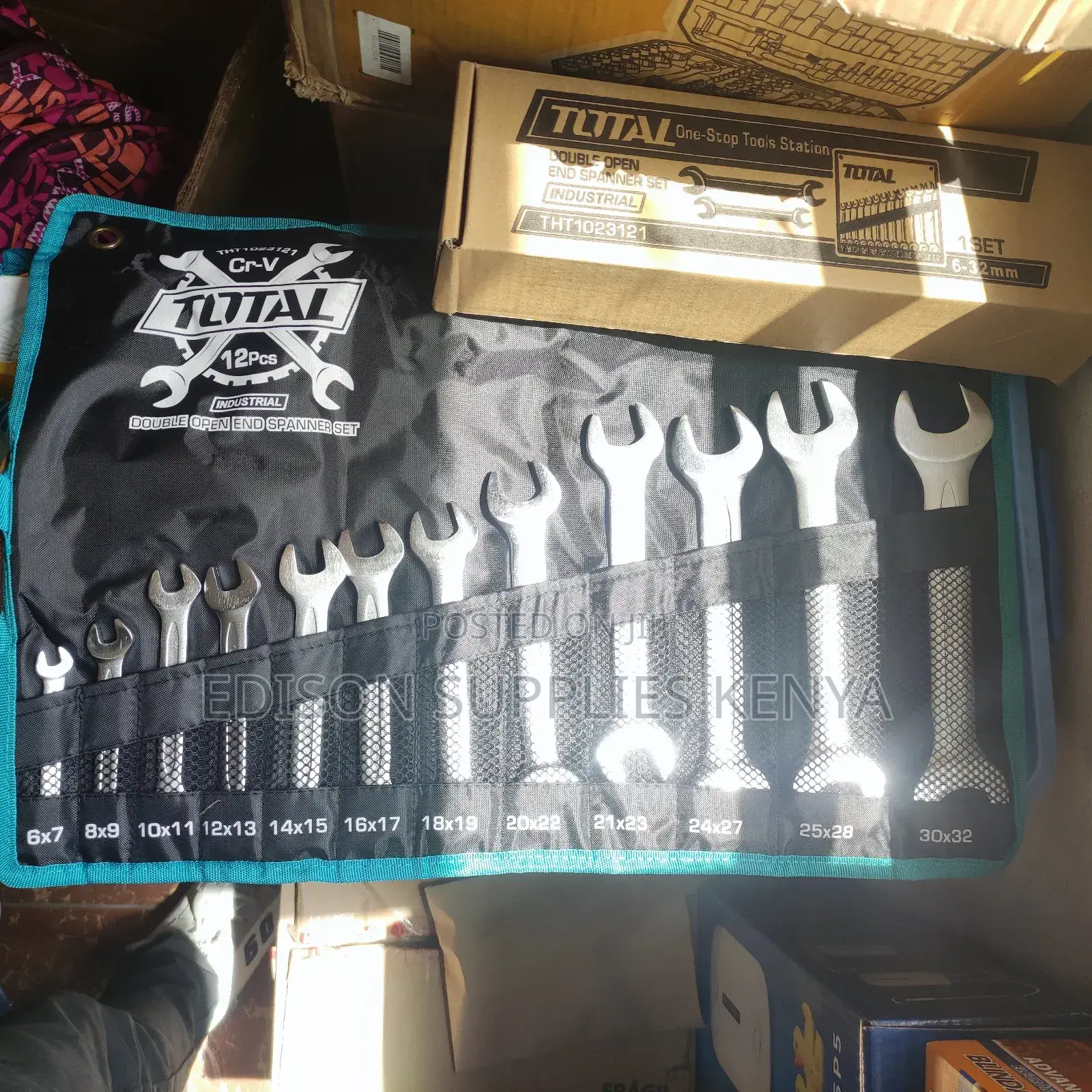 Spanners Total Double Open End Spanner Set 12pcs - 6 to 32mm