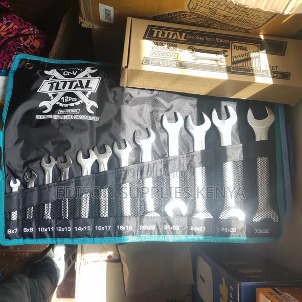 Spanners Total Double Open End Spanner Set 12pcs - 6 to 32mm - main view