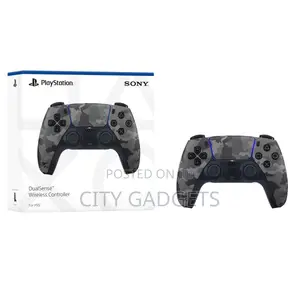 Playstation Dualsense Wireless Controller – Gray Camouflage