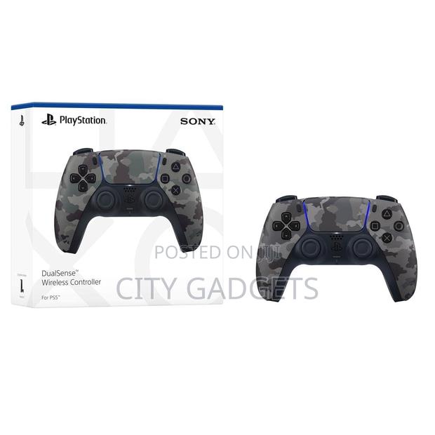 Playstation Dualsense Wireless Controller – Gray Camouflage - main view