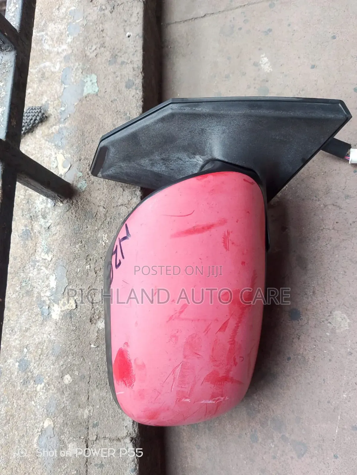 Side Mirror for Nze 121 5wires Old Red Electric