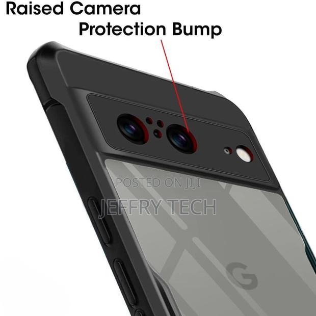 Crystal Clear Back Cover Case for Google Pixel 8 | 360 Degre - thumbnail 2