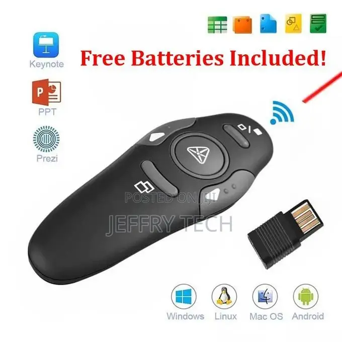 2.4ghz Sans Fil PPT Remote Control Présentation Flip Pen