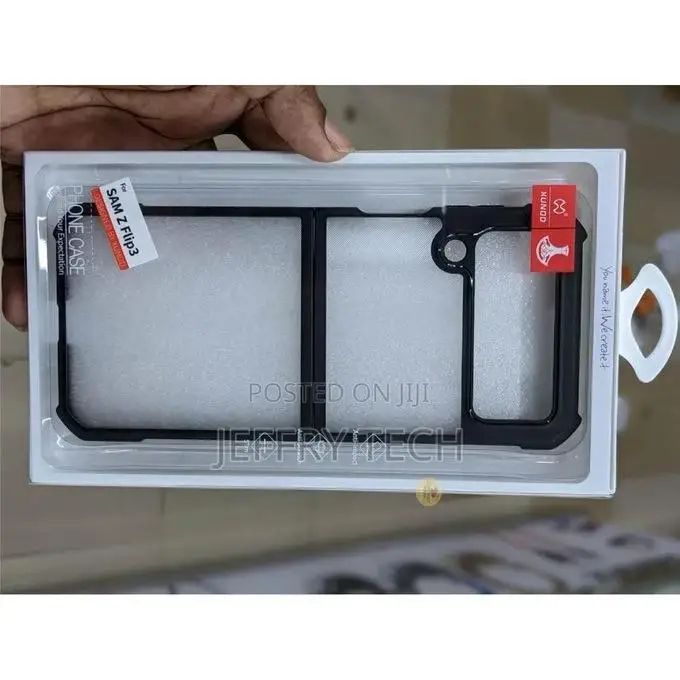 Transparent Case Compatible Samsung Galaxy Flip 3 - Transpar