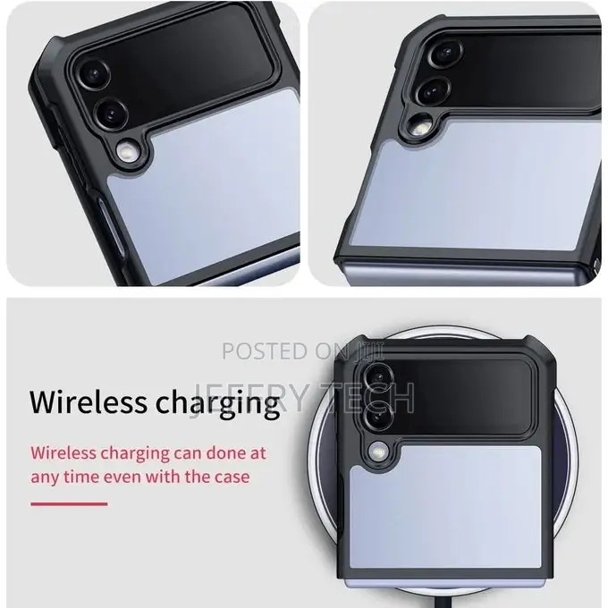 Transparent Compatible Samsung Galaxy Flip 4 -Transparent