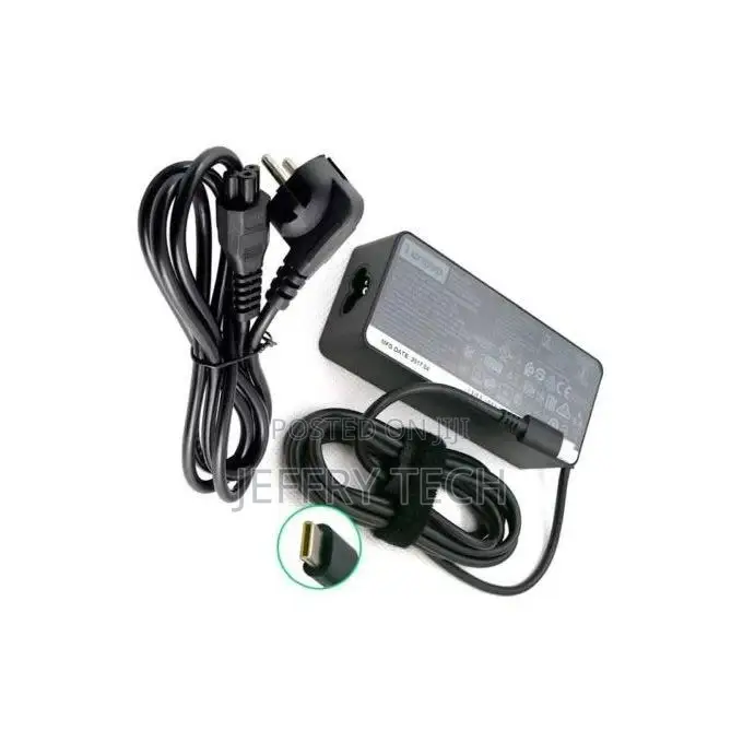 Lenovo Chargeur Lenovo Type-C 65 Watt - Noir