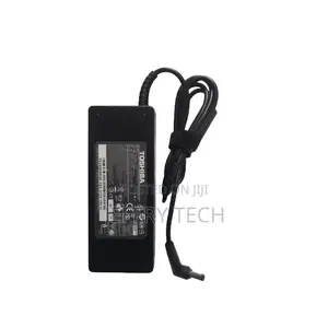 Toshiba 19v 4.74A(5525) Charger + Laptop Charger Cable – Bla