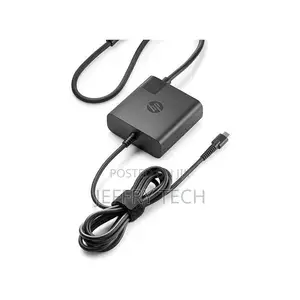 HP Type-C 65W Charger + Cable - Black