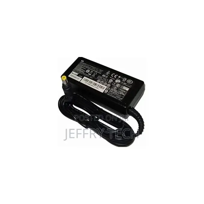 Hp Charger 18.5V 3.5A (4817) Yellow Tip + Laptop Charger Cab
