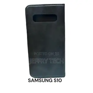Compatible Samsung S10 Flip Case Black