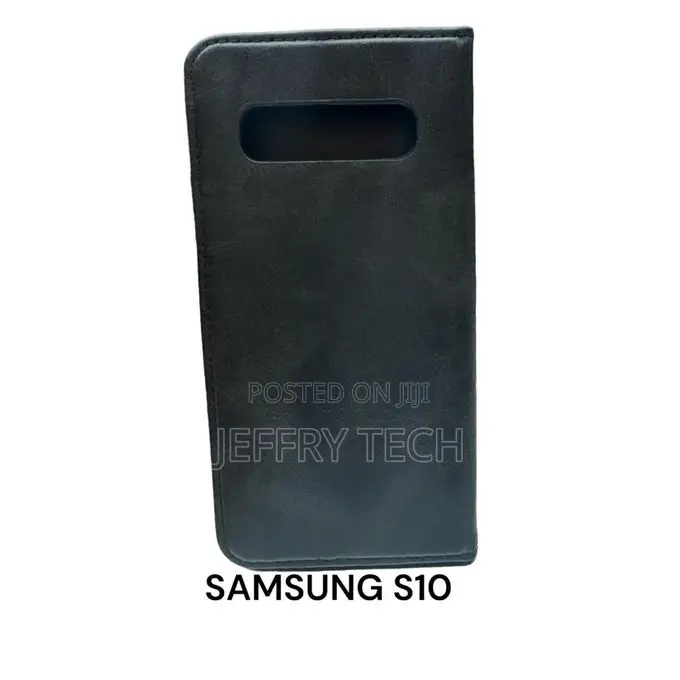 Compatible Samsung S10 Flip Case Black
