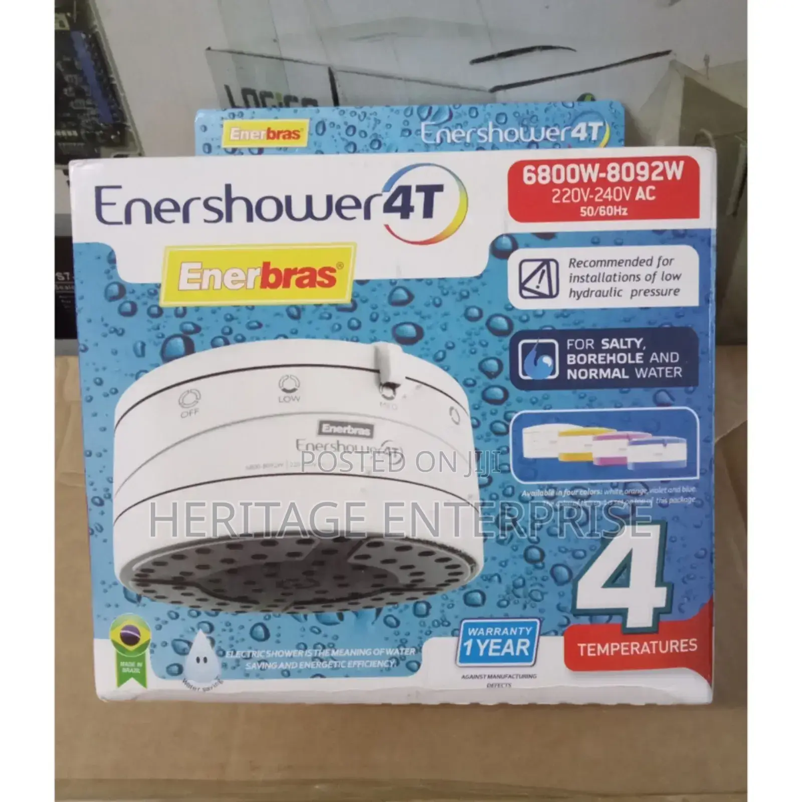Shower Head, 4T Enershower,