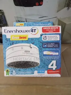 Enershower 4T, Both Borehole Water and Normal
