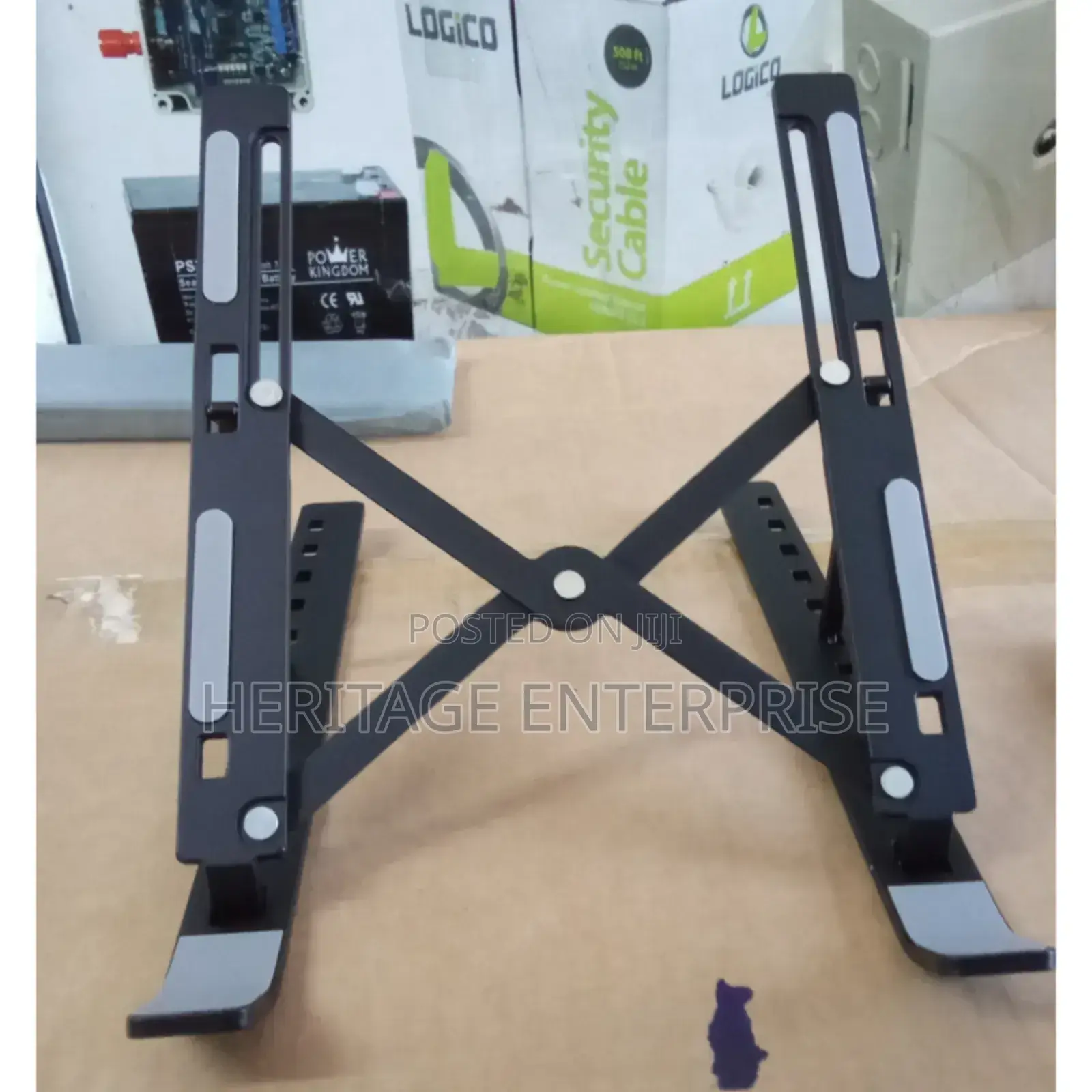 Laptop Stand, Metallic Laptop Stand