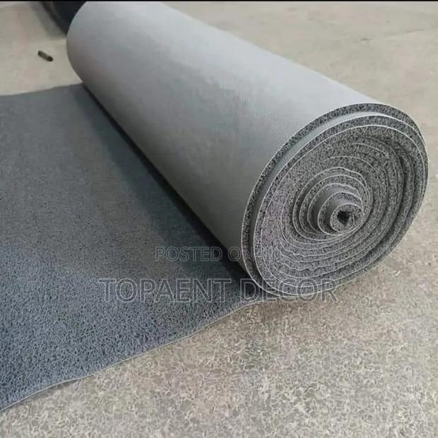 Rolled Grey Spaghetti PVC ANTISLIP MATS - main view