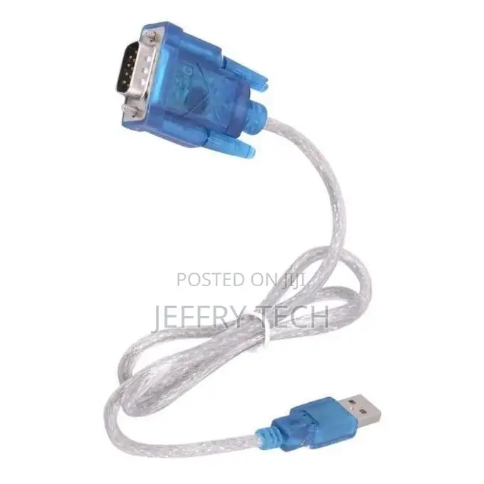 USB to RS232 DB9 Male Serial Adapter - Transparent