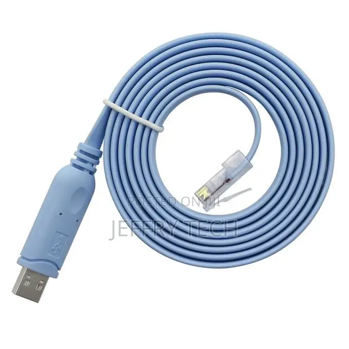 USB to RJ45 Console Cable, 5FT(1.5M) USB a Male to RJ45 Male