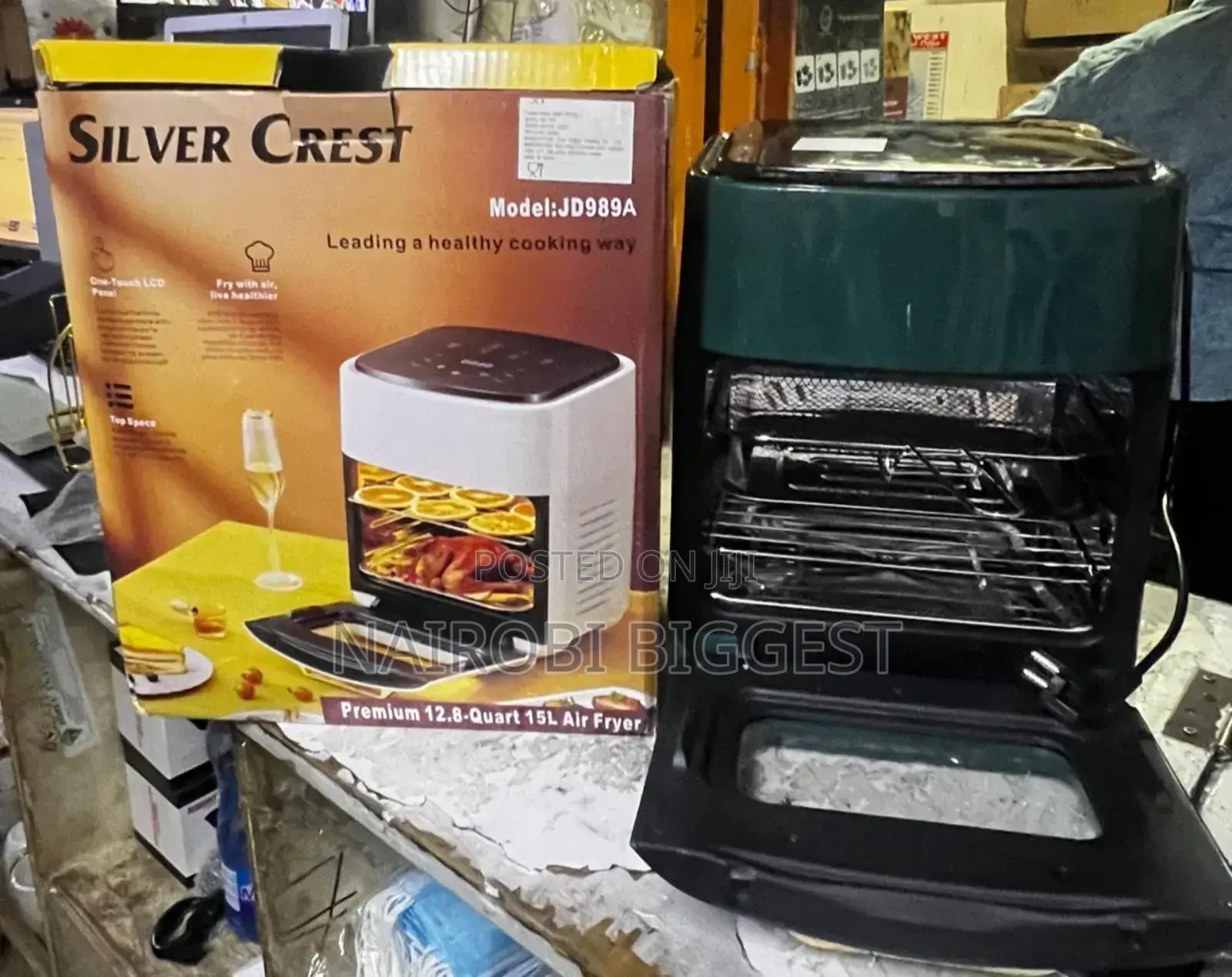 15 L Silver Crest Airfryer Oven With 2 Layer Tray Mesh