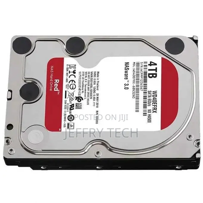 Western Digital Hard Drive 3.5" 4 TB 256 MB Serial ATA 6gb/