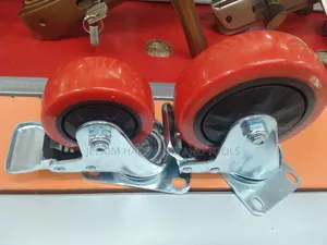 Wheels With Break 4" Set of 4pcs