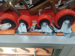 Wheels With Break 4" Set of 4pcs