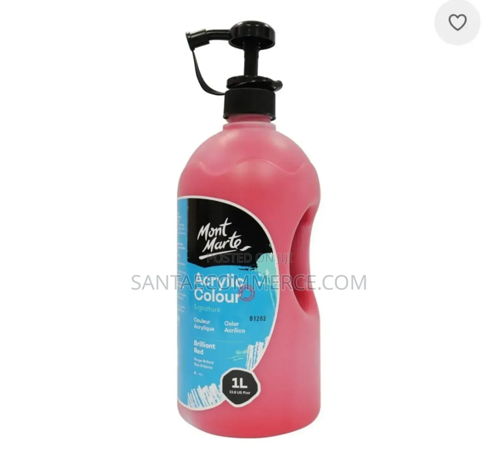 Red Acrylic Paint 1ltr