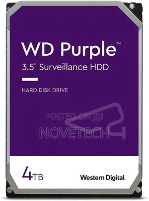 WD Purple 4 TB CCTV Surveillance Hard Disk Drive