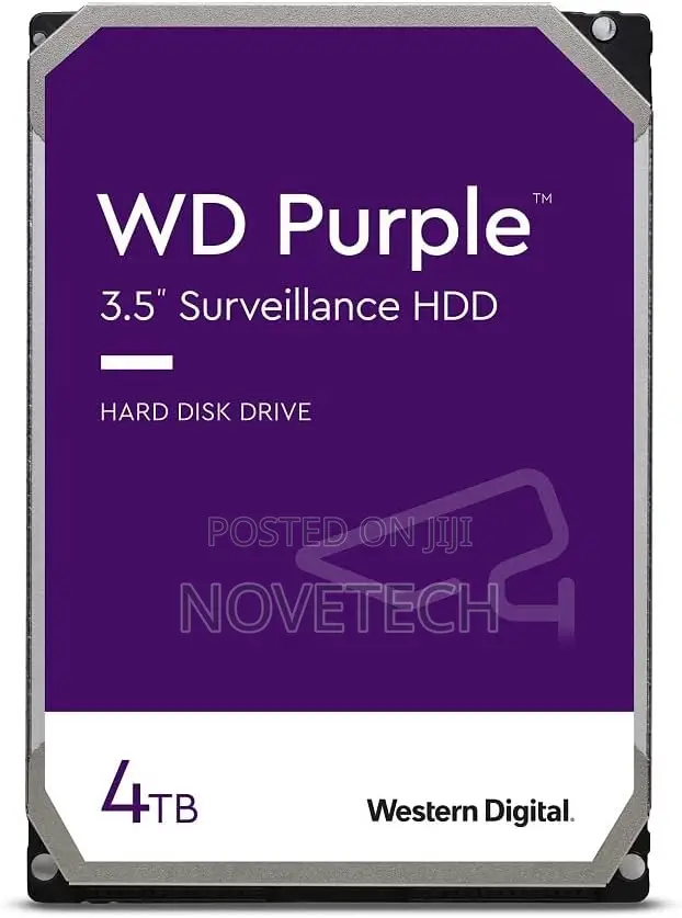 WD Purple 4 TB CCTV Surveillance Hard Disk Drive