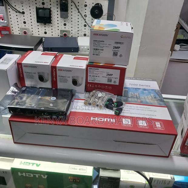 4 Cameras CCTV Hikvision_/4 Channel Çctv Complete 2mp CCTV