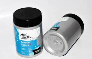 Silver Acrylic Paint- 300ml Monte Marte - thumbnail 2