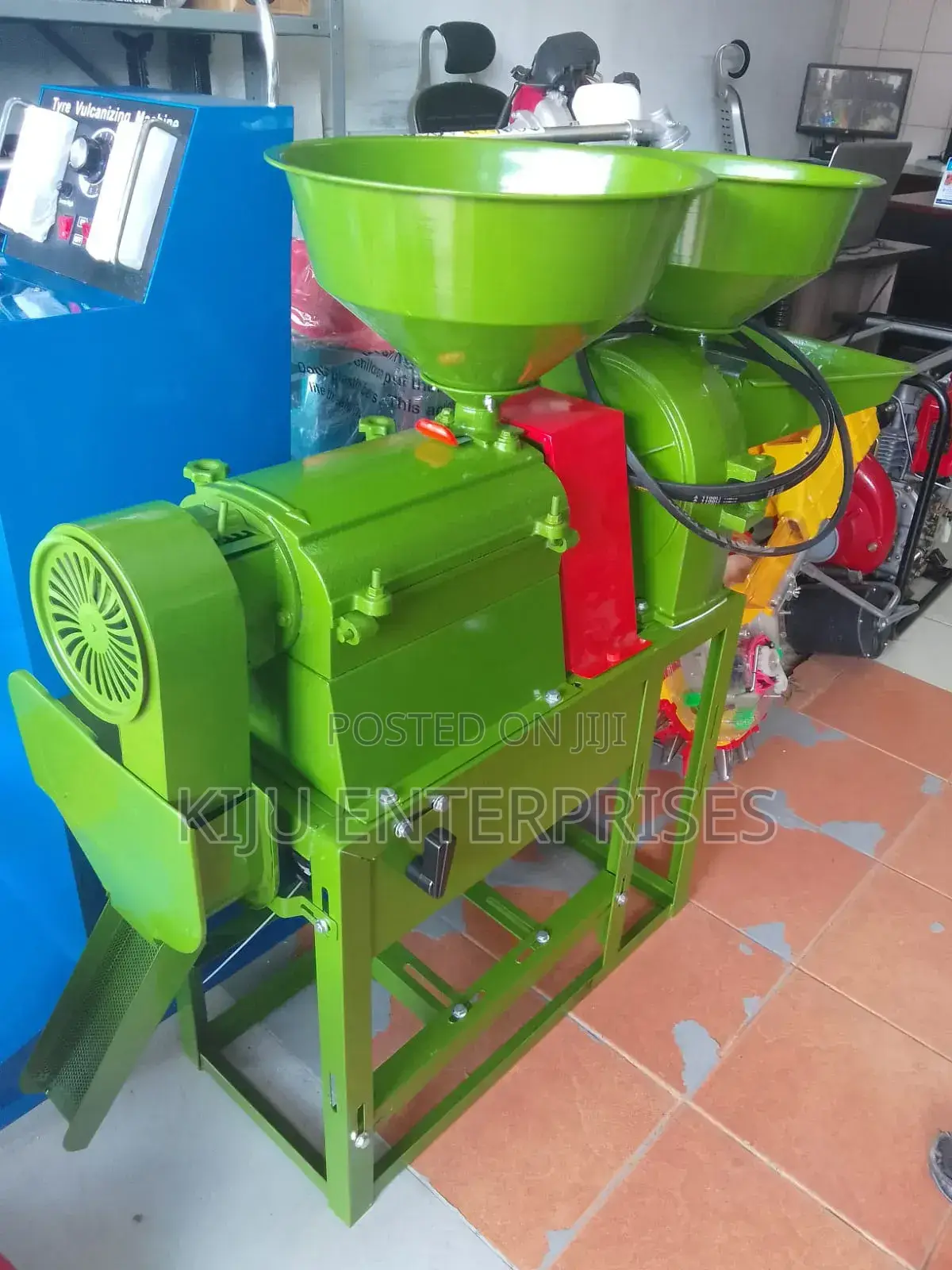 Electric Powered Rice Mill Machine