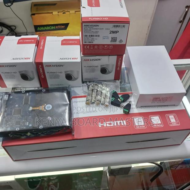4 Cameras CCTV Hikvision<< 4 Channel CCTV Mp CCTV
