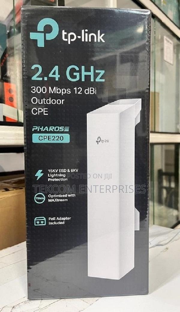 Tp-Link Cpe220 2.4ghz 300mbps 12dbi Outdoor Cpe (Cpe220)
