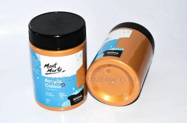 Gold Acrylic Paint – 300ml Monte Marte - main view