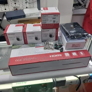 Complete 4 CCTV Hikvision Cameras. New