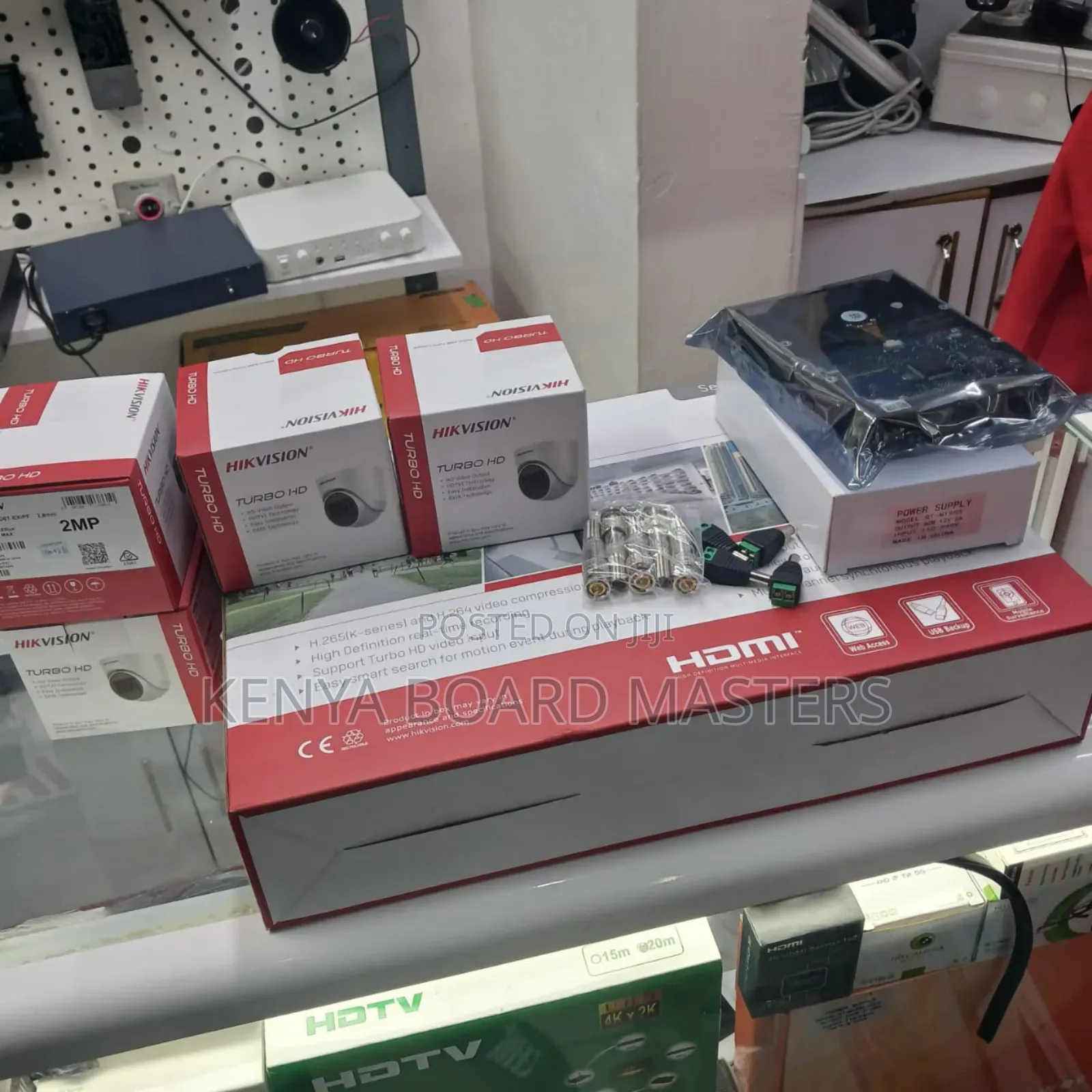 Hikvision 4 CCTV Set Cameras CCTV Installation Kit
