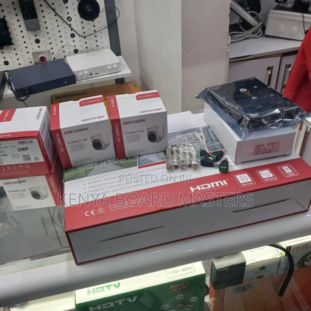 Hikvision 4 CCTV Set Cameras CCTV Installation Kit