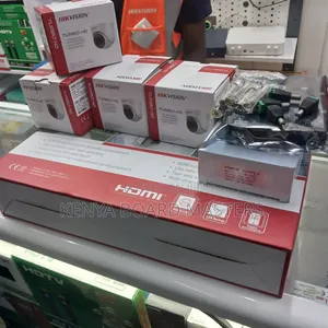 4 Hikvision CCTV Cameras Full Set