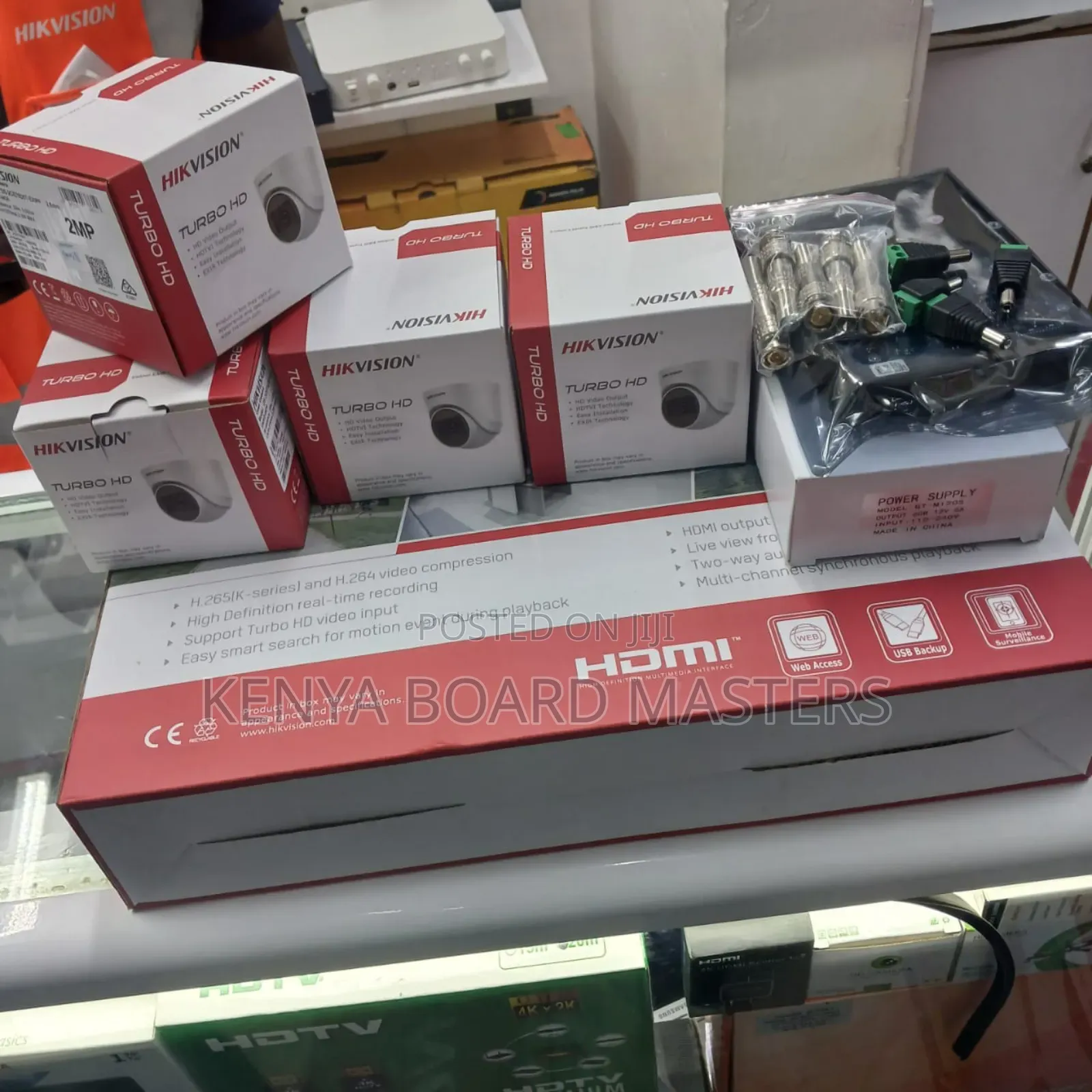 Hivision CCTV Cameras 4 Pieces