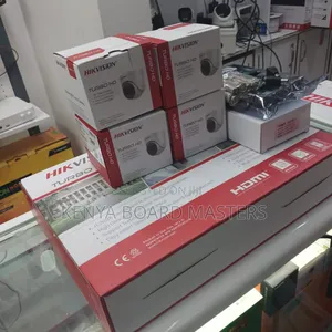 4 Complete Set New Hikvision CCTV Cameras