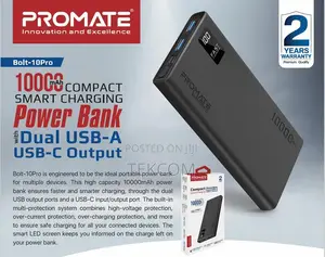 Bolt-10pro.Black Promate Powerbank
