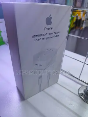 iPhone Charger 50 Watts Usb C to C Lighting Cable