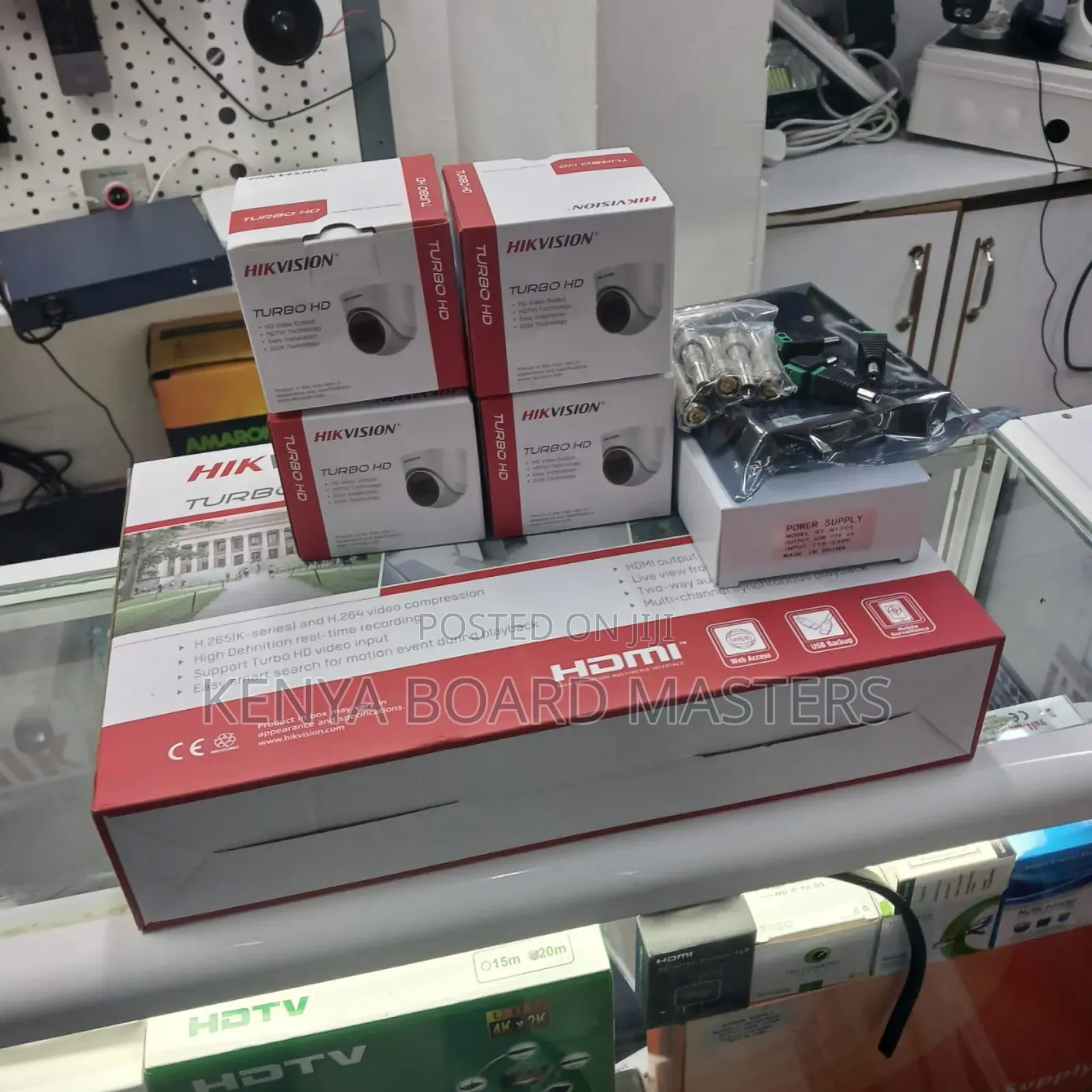 Hikvision CCTV Cameras Complete Set Up 4 Pieces