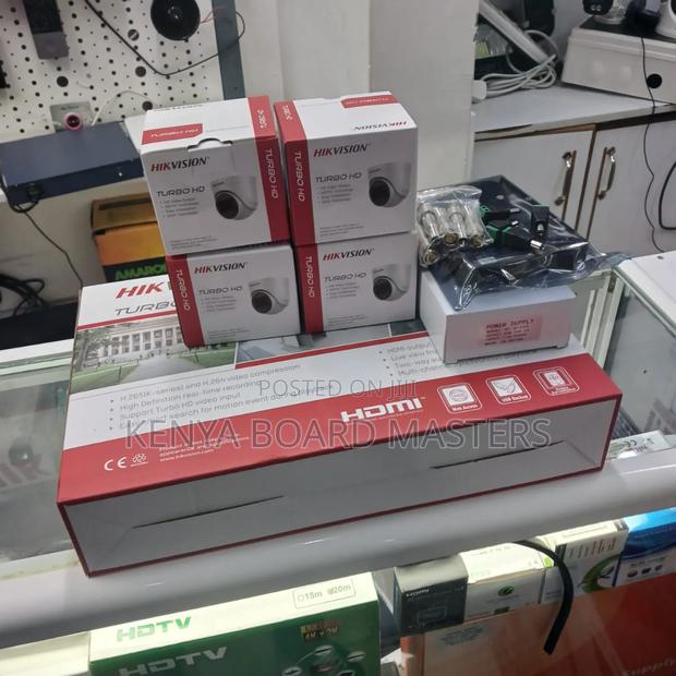 Hikvision CCTV Cameras Complete Set Up 4 Pieces - main view