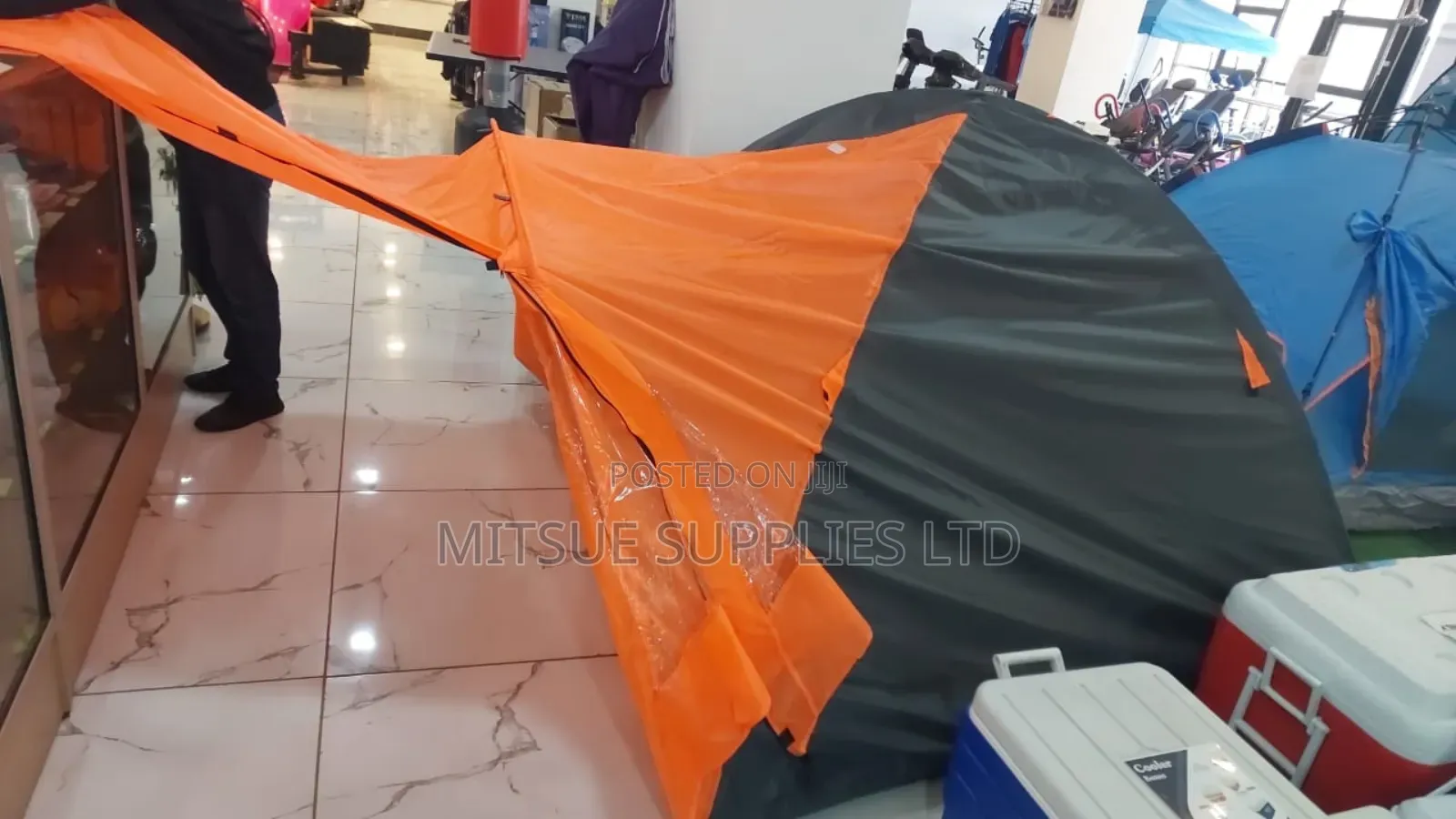 Double Layered Tent 2-4 Pax With Balcony Extension Polyester